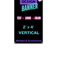 Banners-Most Popular Sizes